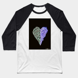 Coral Heart Baseball T-Shirt
